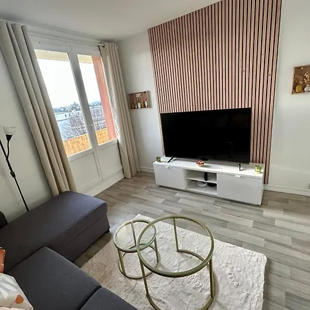 Cocon Cosy Et Verdoyant - Private Parking, Breakfast, Wifi, Netflix Apartment