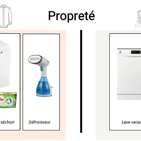 Cocon Cosy Verdoyant - Free Private Parking, Breakfast, Wifi, Netflix 公寓