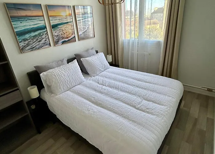 Cocon Cosy Verdoyant - Free Private Parking, Breakfast, Wifi, Netflix 公寓 凯恩