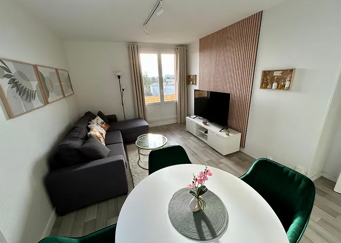 Cocon Cosy Verdoyant - Free Private Parking, Breakfast, Wifi, Netflix Caen